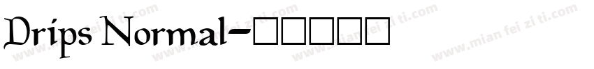 Drips Normal字体转换